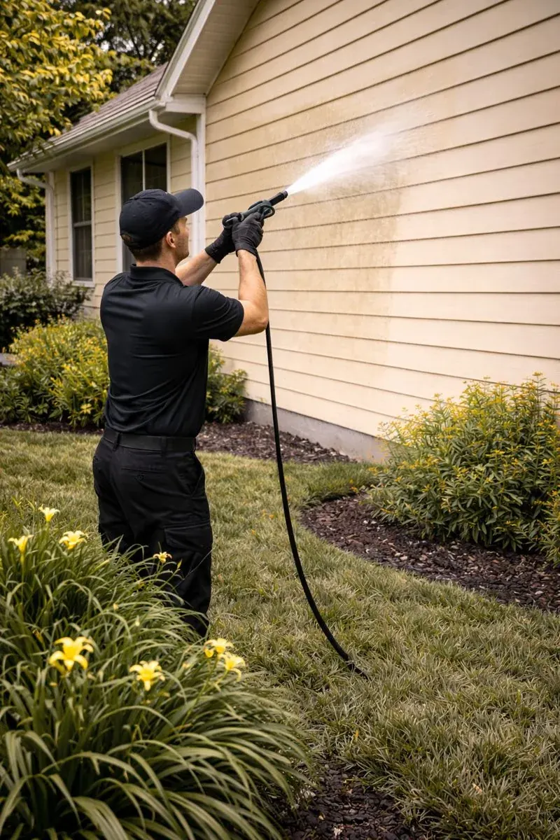 Illustration: House washing