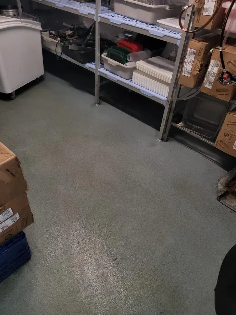 Storage area floor